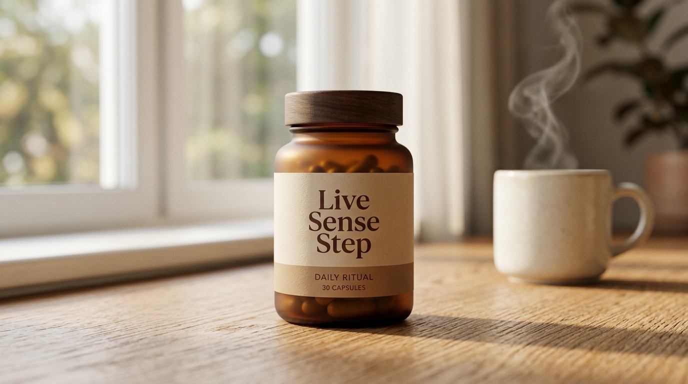 Баночка Live Sense Step на теплому ранковому світлі
